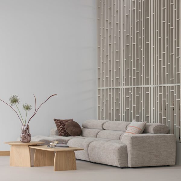 NOVI 1-SEATER ELEMENT NATURAL MELANGE/GREY/ORANGE/BROWN/CARAMEL - Image 7