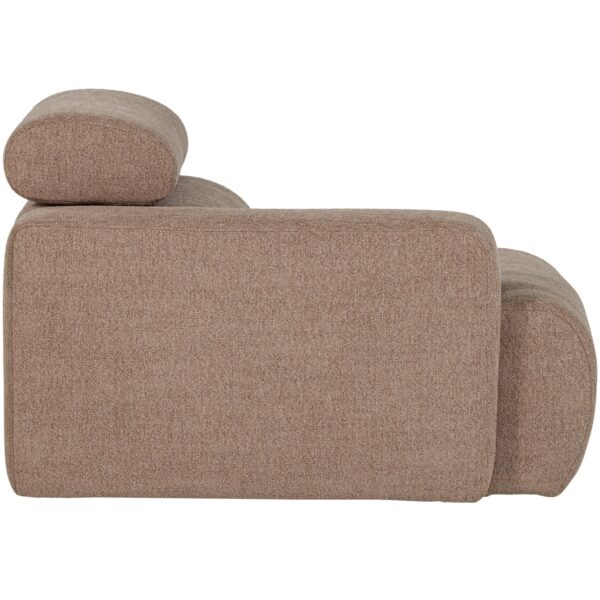 NOVI 1-SEATER ELEMENT ARM LEFT BOUCLÉ TAUPE - Image 7