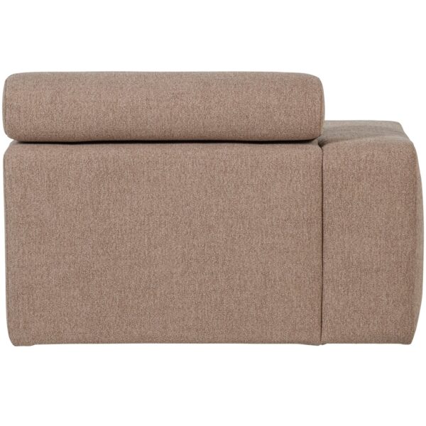 NOVI 1-SEATER ELEMENT ARM LEFT BOUCLÉ TAUPE - Image 8