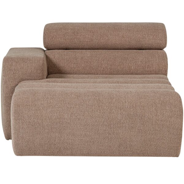 NOVI 1-SEATER ELEMENT ARM LEFT BOUCLÉ TAUPE - Image 9