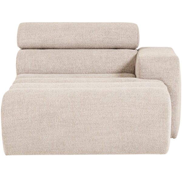 NOVI CHAISE LONGUE ELEMENT RIGHT BOUCLÉ NATURAL - Image 3