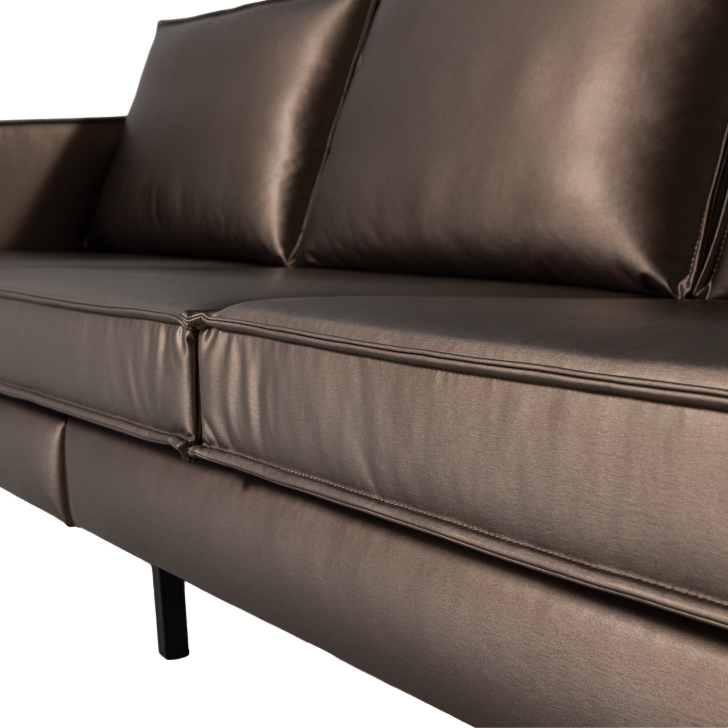 RODEO SOFA 3-SEATER METALLIC COPPER BROWN - Slika 3