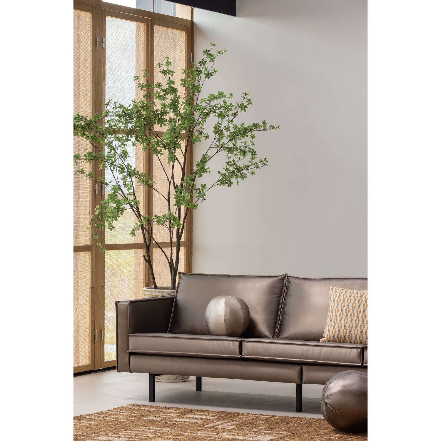 RODEO SOFA 3-SEATER METALLIC COPPER BROWN - Slika 6