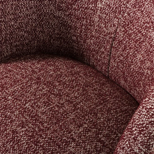 SERRA SWIVEL CHAIR BURGUNDY RED MELANGE - Image 3