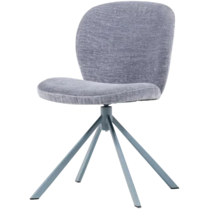 FEMKE DINING CHAIR CHENILLE BLUE