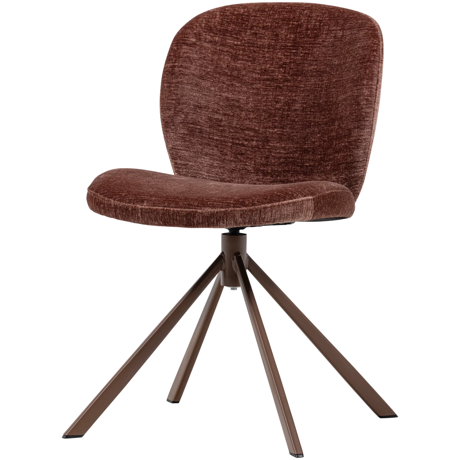 FEMKE DINING CHAIR CHENILLE BROWN
