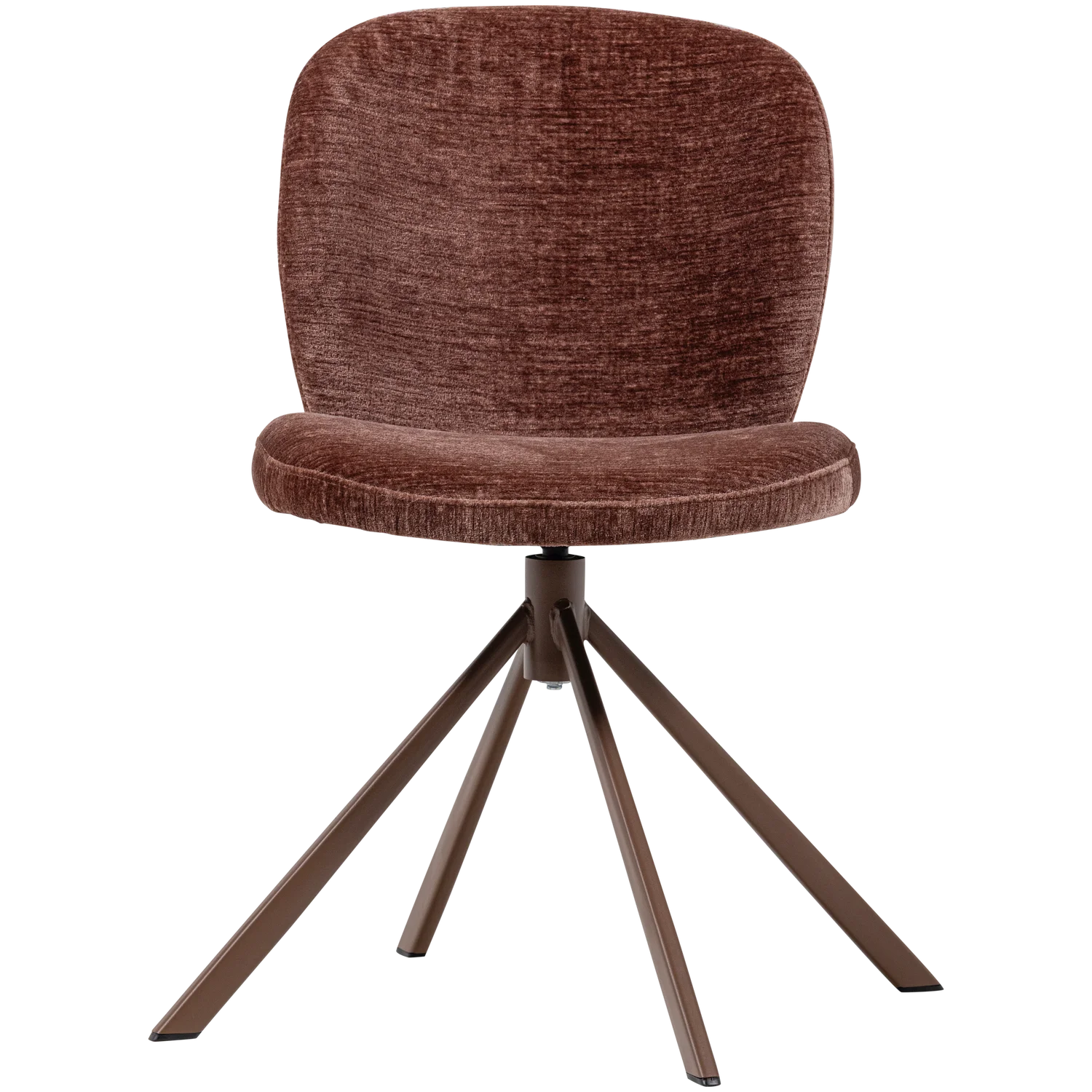 FEMKE DINING CHAIR CHENILLE BROWN - Image 3