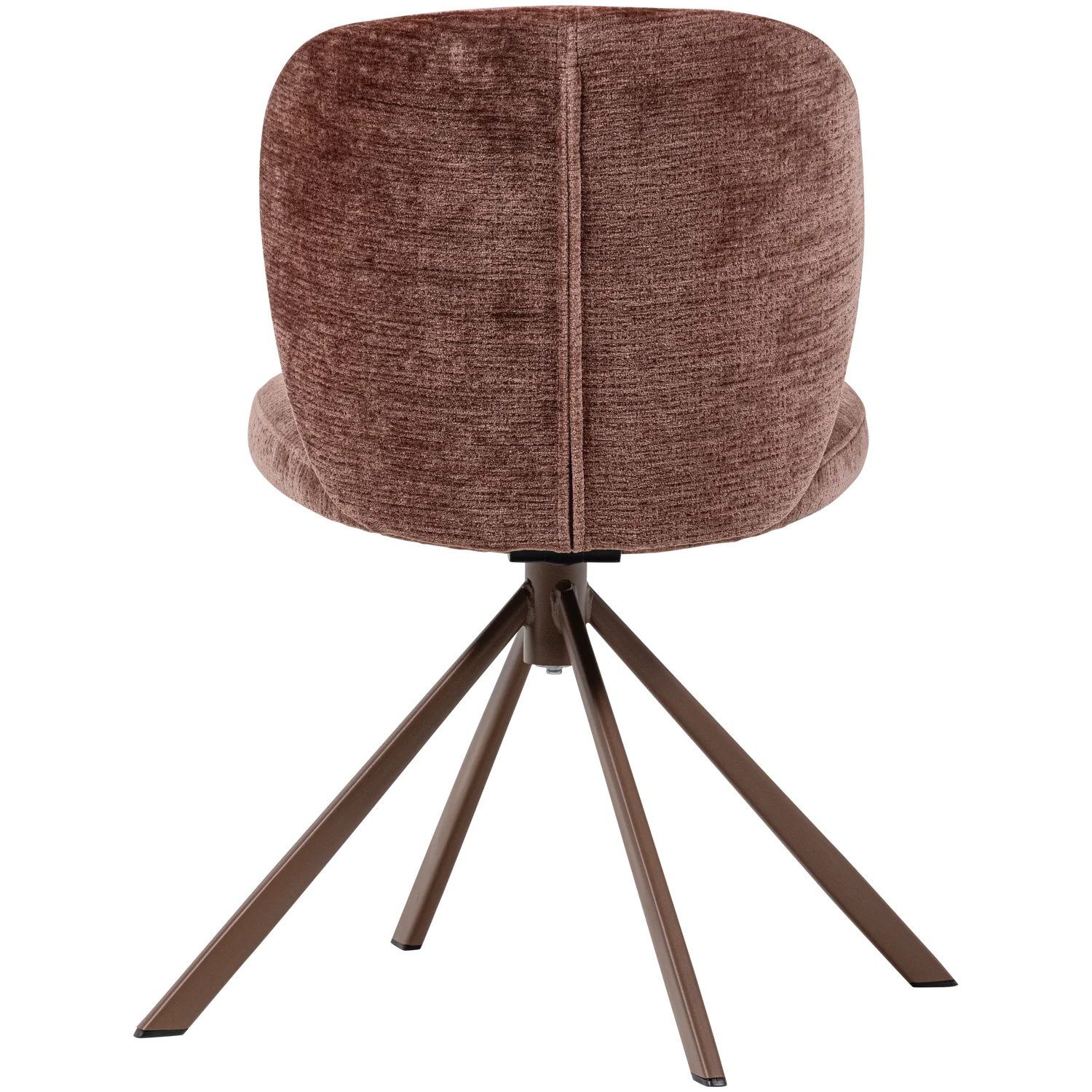 FEMKE DINING CHAIR CHENILLE BROWN - Image 5