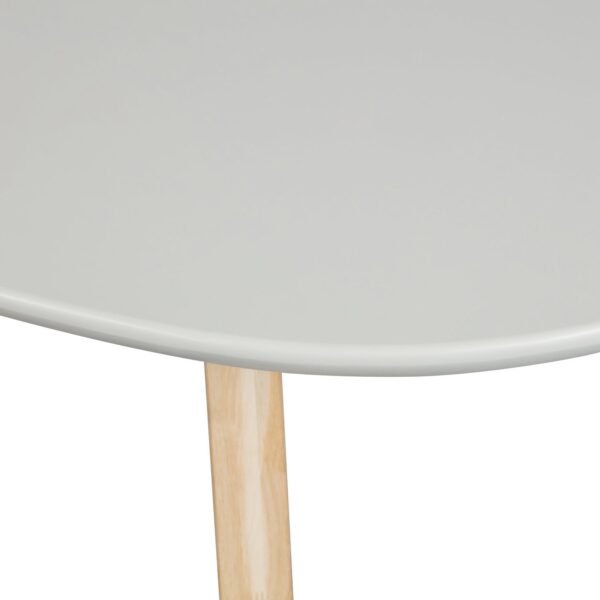 TABLO TABLE ASH MIST ORGANIC 130x130 [fsc] SQUARE LEG - Image 2