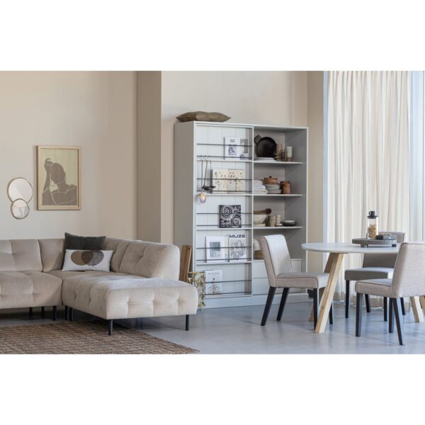TABLO TABLE ASH MIST ORGANIC 130x130 [fsc] SQUARE LEG - Image 5