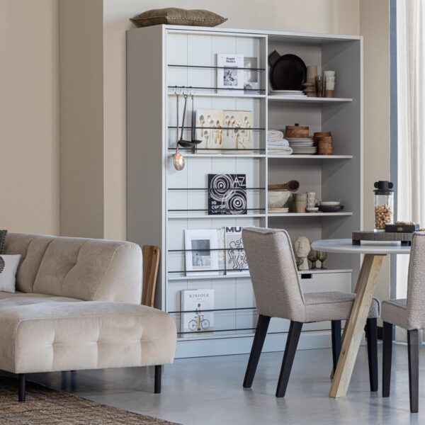 TABLO TABLE ASH MIST ORGANIC 130x130 [fsc] SQUARE LEG - Image 6
