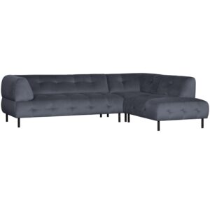 LLOYD CORNER SOFA RIGHT VELVET CLOUD/MULTICOLOUR
