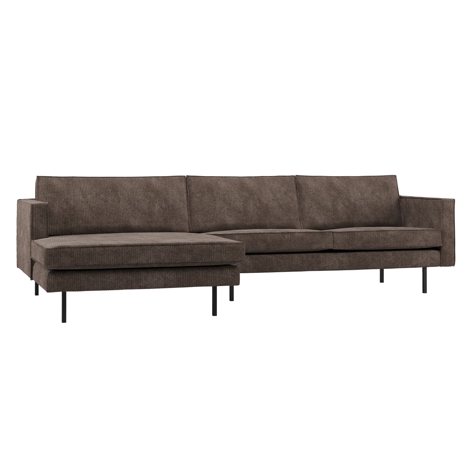 RODEO CHAISE LONGUE SOFA LEFT RIBSTOF MULTICOLOUR