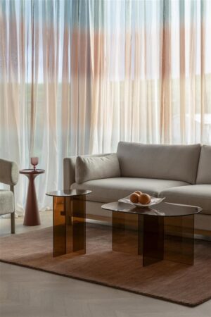 Coffee Table Linea Brown/Transparent