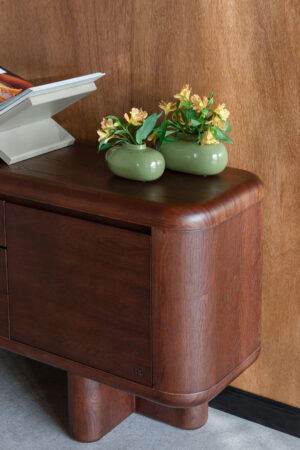 Vase Droplet M Green