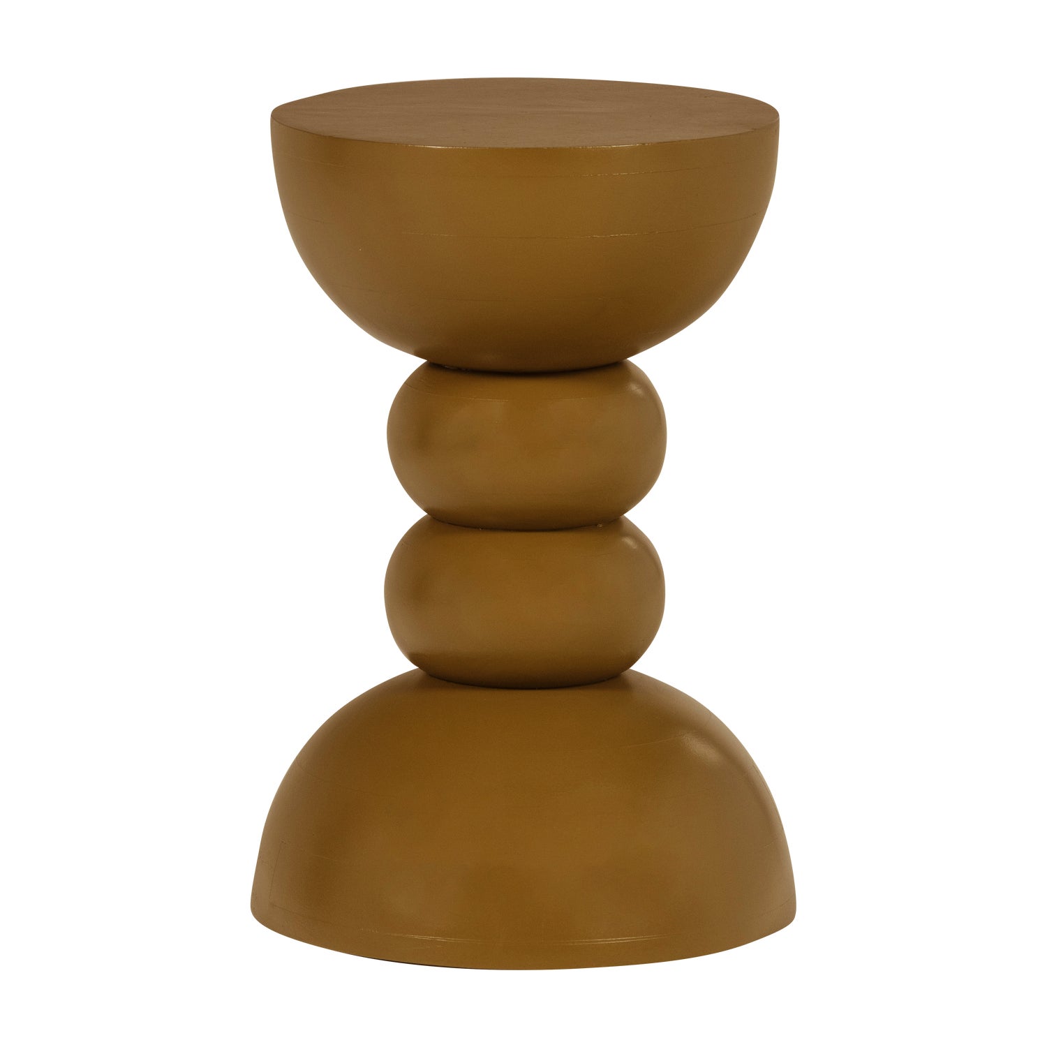 MIEL SIDE TABLE MANGO WOOD HONEY YELLOW