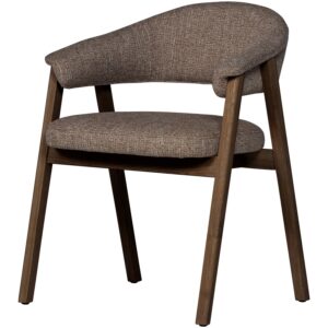 TUNAR DINING CHAIR WITH ARM WOOD/ BROWN/ NATURAL