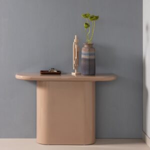NOCTA SIDETABLE WOOD HIGH GLOSS LIGHT PINK