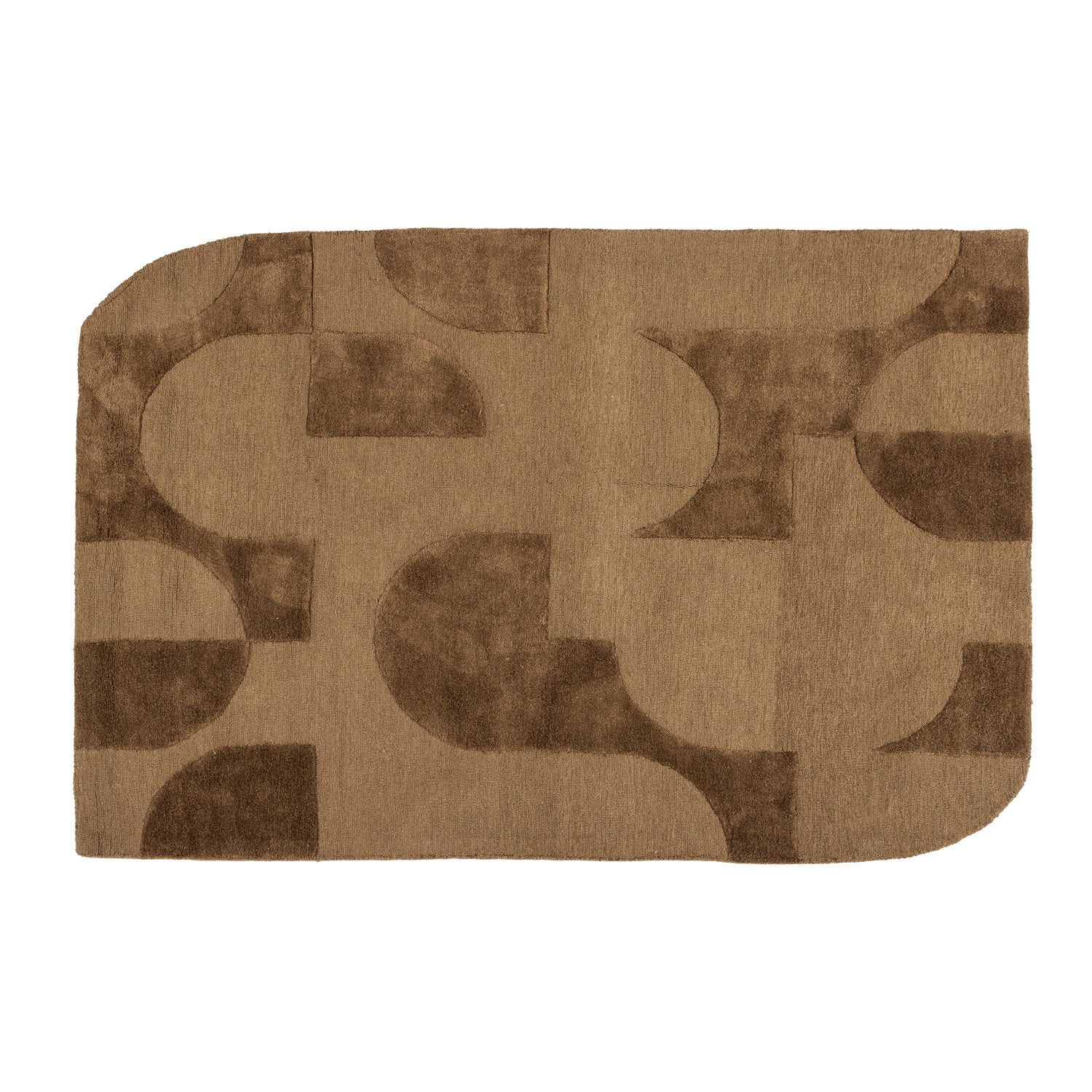 LIVO RUG VISCOSE/WOOL BROWN 170x240 CM - Slika 4