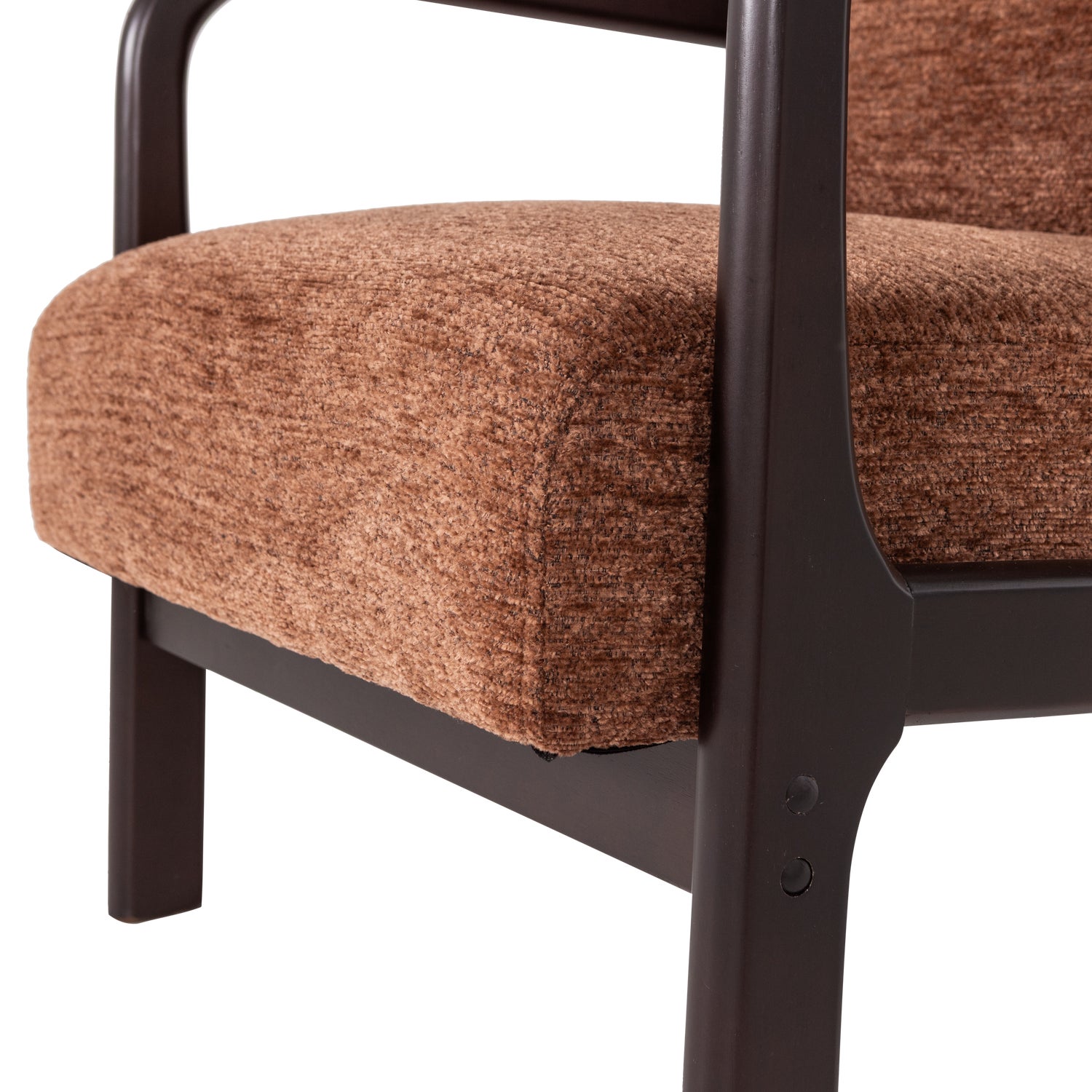 MARK ARMCHAIR CHENILLE BROWN - Slika 4