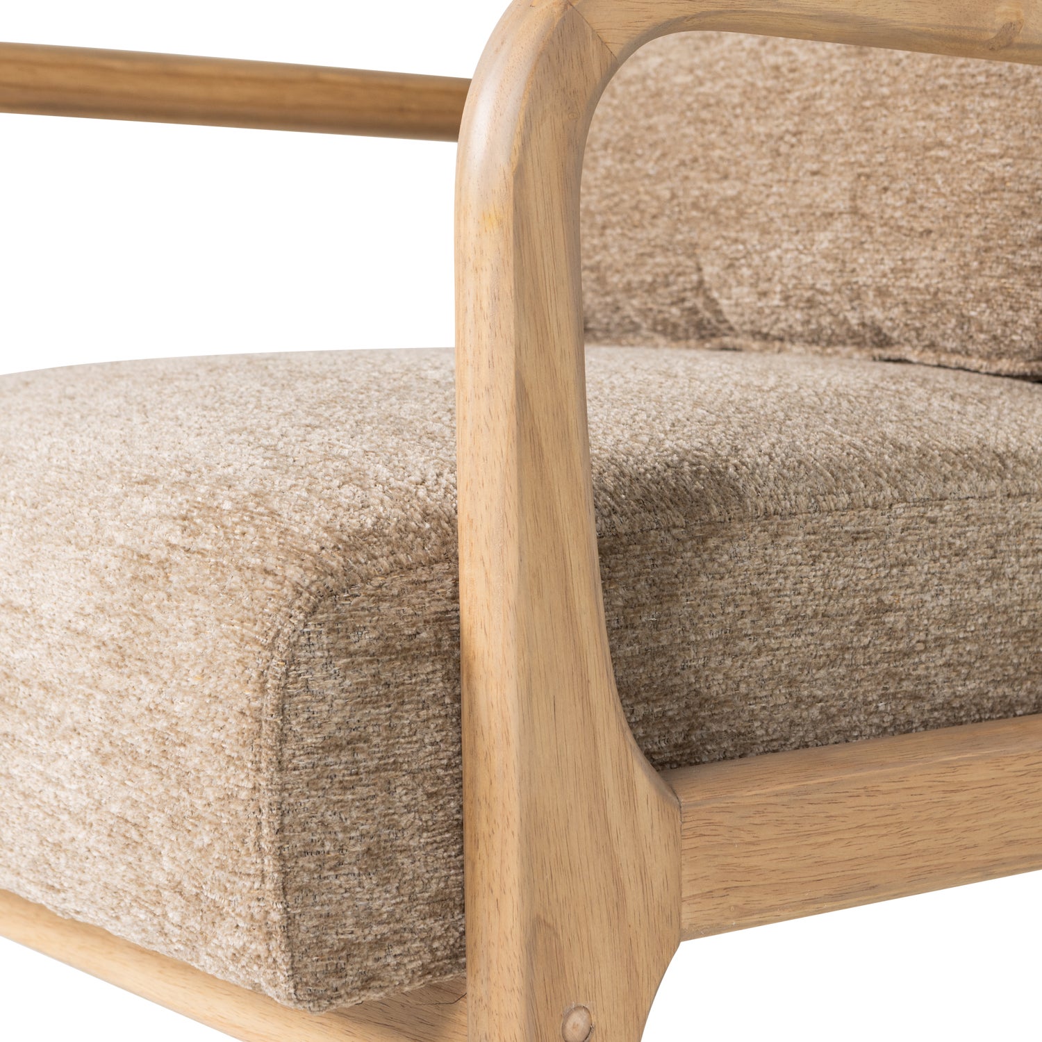 MARK ARMCHAIR CHENILLE BROWN - Slika 12