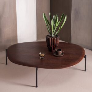 KOTA COFFEE TABLE 26X121X79 CM MDF/VENEER BROWN