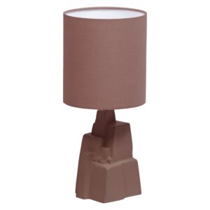 BRUNE TABLE LAMP METAL HIGH GLOSS OLD PINK/SAND