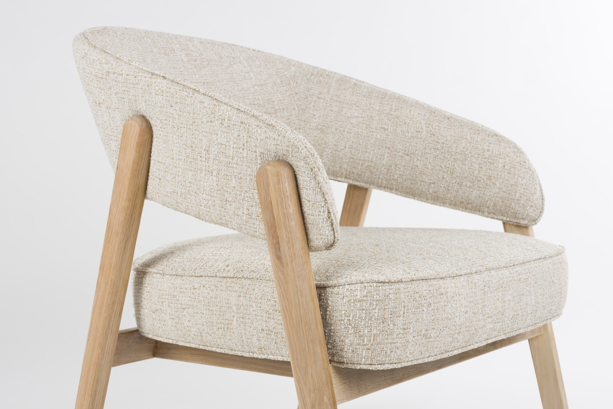 Lounge Chair Bright Brown/Beige - Slika 5