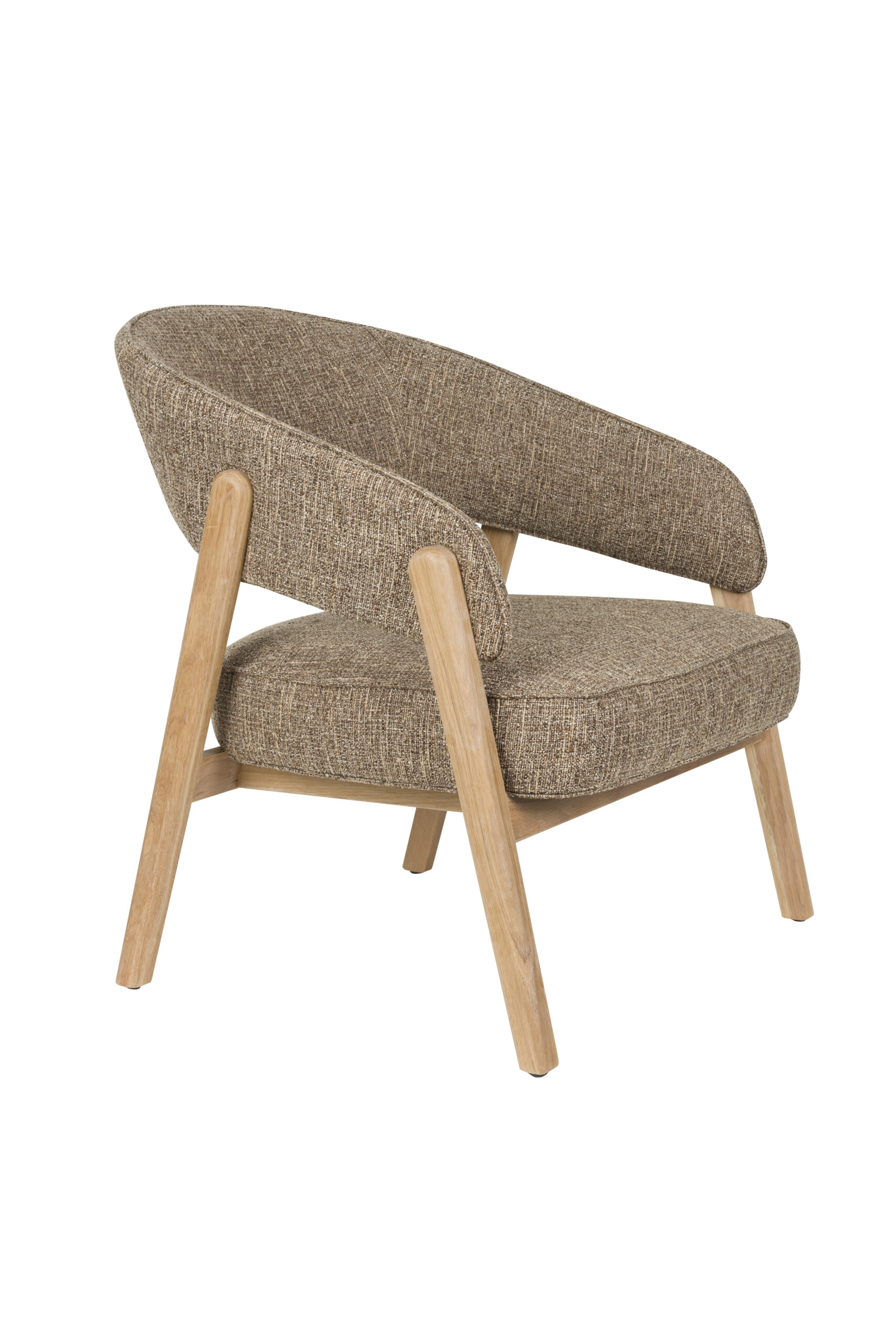 Lounge Chair Bright Brown/Beige