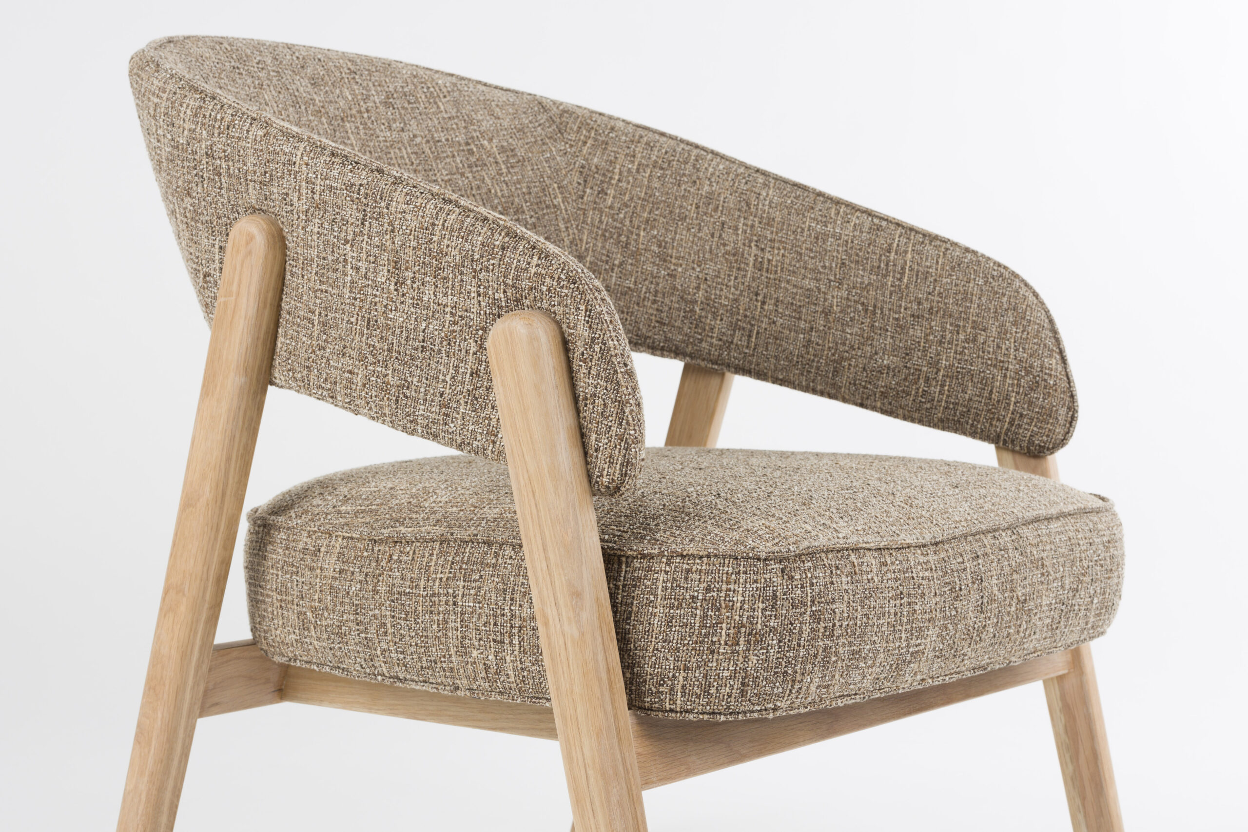 Lounge Chair Bright Brown/Beige - Slika 9