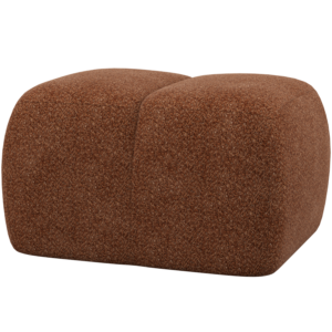MOJO POUF WOOLLY RUST BROWN